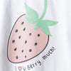 שלישיית חולצות מינוטי הדפסי פירות פעוטות בנות 12-3y
