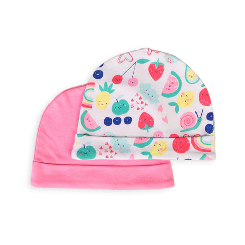 זוג כובעי תינוקת מינוטי 3-12M