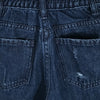 ג'ינס רחב גומי קרעים בנות 8-18